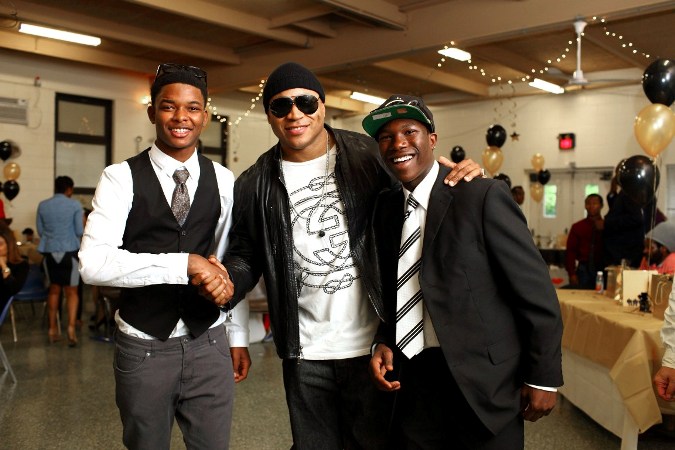 Entertainment Icon LL Cool J Speaks to Teens at Pleasantville Cottage School
