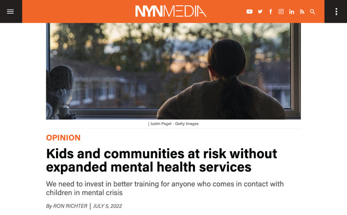 CEO Op-Ed: Kids and communities at risk without expanded mental health services